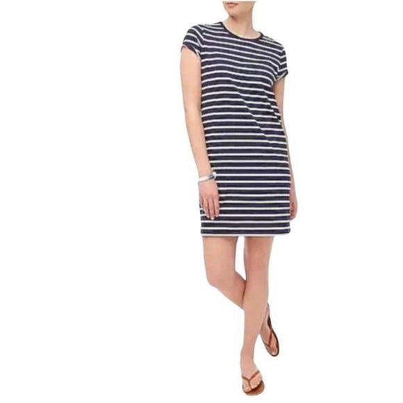 J Crew Striped Tee Dress - Picture 3 of 7